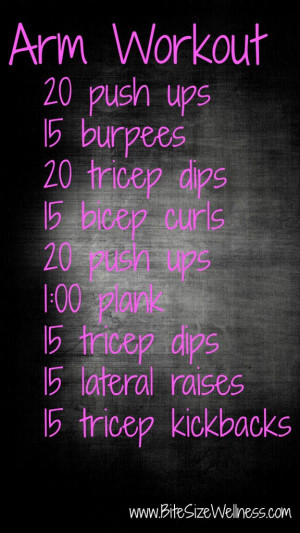 arms workouts
