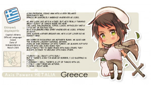 Greece's newest profile had a section about his relations with several ...