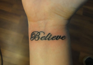 Tattoo For Self-belief