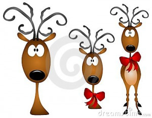 reindeer over a christmas reindeer cartoon christmas cartoon reindeer ...