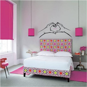 Heart Hands Decals Stickers High Style Wall Picture