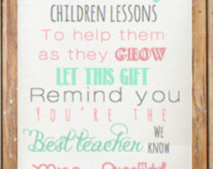 Personalized Teacher Poem - Printab le {Teacher Appreciation Gift} ...