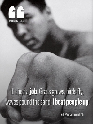 ... beat people up.