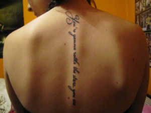 Spine Tattoo