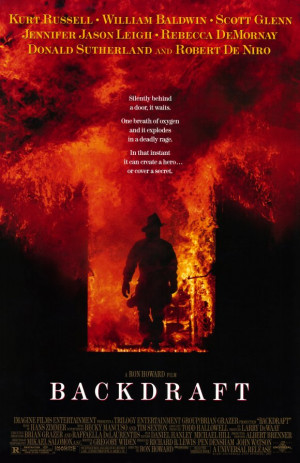 Backdraft movie poster, 1991