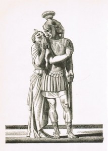 Rockwell Kent's illustration for Shakespeare's ANTONY & CLEOPATRA