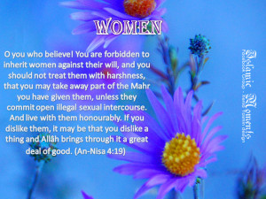 treatment of females in islam, muslim women, irghts of women in islam