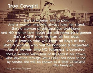 True Cowgirl Poster By Lindsay Milloy