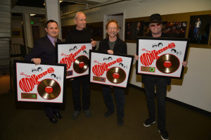 The guys get gold records!