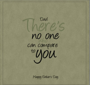 No body Can Comparison With Dad Happy Father’s Day