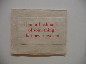 had a flashback of something that never existed by Louise Bourgeois.