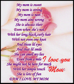 Dam I Love My Mom Image