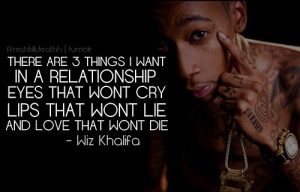 ... this image include: love, wiz khalifa, Relationship, quotes and lips