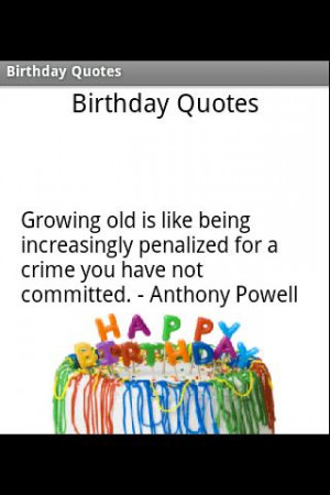 ... Penalized for a crime You have Not Committed ~ Birthday Quote