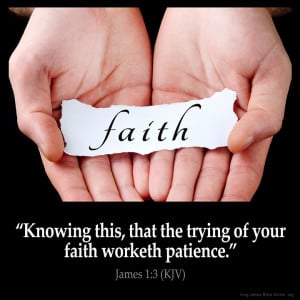 James 1:3 Inspirational Image