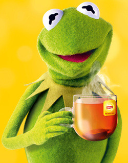 Kermit Sipping Tea