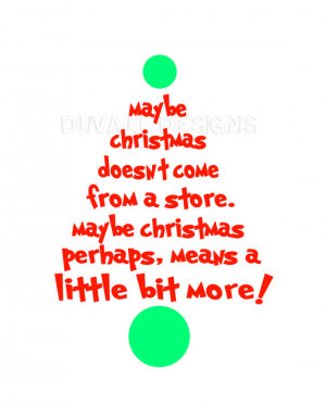 dr seuss christmas quote. printable. card size. RESERVED.