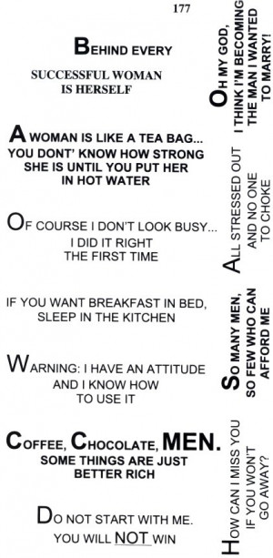 Women's Sayings - Assorted - Graphics