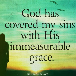 God Has Covered My Sins With His Immeasurable Grace