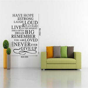 ... -Removable-Art-Decal-PVC-Have-Hope-Never-Give-UP-Quote-Wall-Stickers