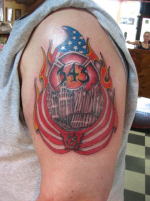 343 Firefighter Tattoo picture