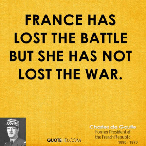 Charles de Gaulle War Quotes