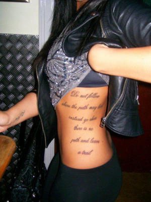 brunette, girl, hair, rib, rib tattoo, ribs, tanned, tattoo