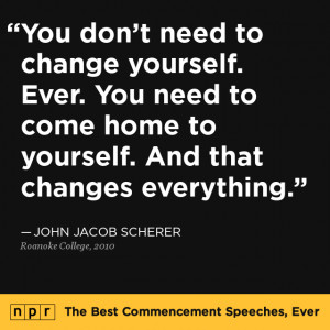 Scherer’s 2010 speech named one of NPR’s Best 300 Commencement ...