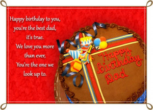 Happy Birthday Quotes and Wishes for Dad