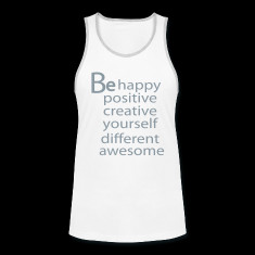 Cool Life quotes Men's contrast Tank Top