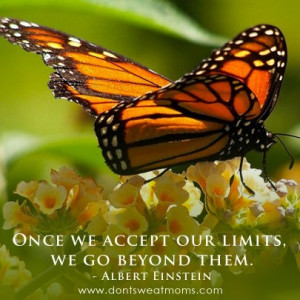 Once we accept our limits, we go beyond them. #Inspirational #Quote