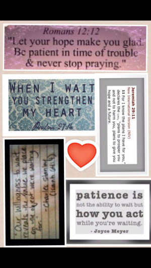 Bible Verses Patience