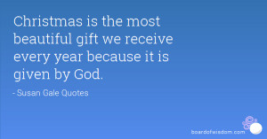 Christmas is the most beautiful gift we receive every year because it ...