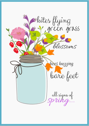Signs of Spring” FREE Printables