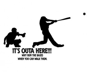 Baseball decal-Baseball quote sticker-Quote decal-Vinyl wall decal-Big ...