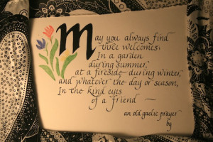Sayings, Poems and Quotes in Calligraphy