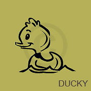 Rubber Duck Ducky Vinyl Vynil Trendy Removable Decal Sticker Wall Art ...