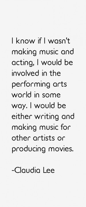 Claudia Lee Quotes & Sayings