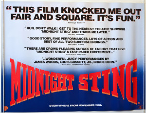 Details about MIDNIGHT STING (1992) Quad Poster (Quotes Vers) James ...