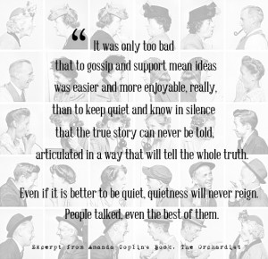 ... ve Learned About Gossip. (A collection of 9 quotes.) -- Living Vintage
