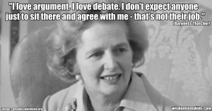 quote by Baroness Thatcher