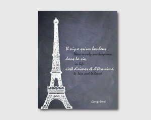Eiffel Tower - Paris, France - 8 x 10 - Wall Art - Room Decor ...