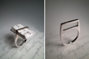 ... bind them together in a custom ring that can be worn upon your finger