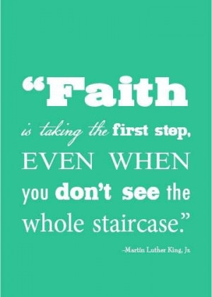 Step out on Faith!