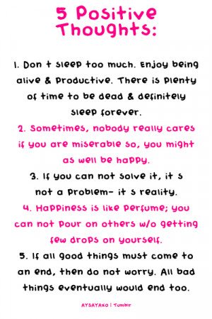 POSITIVE QUOTES AND SAYINGS ABOUT THINKING