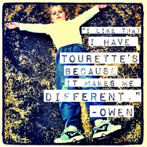 Tourette Syndrome awareness in pictures, part 1