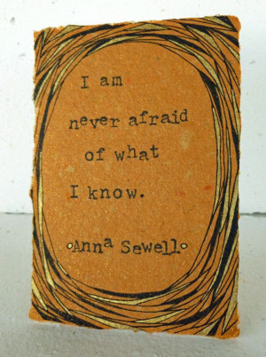 ... Anna Sewell Original Illustration Anna Sewell Quote by
