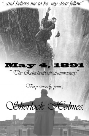 121st anniversary of that fateful plunge into The Reichenbach Falls ...