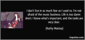 More Kathy Mattea Quotes