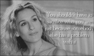 Inspirational #divorce quote from Carrie Bradshaw. Trash the Dress ...